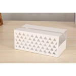ขาย กล่องใส่กระดาษทิชชู่ตั้งโต๊ะ Rectangle Iron Tissue Box