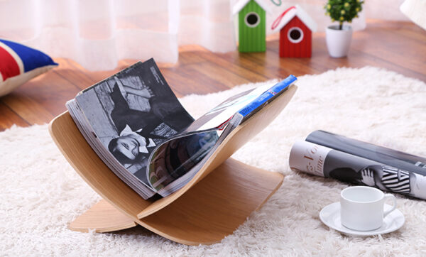 ขาย ชั้นวางหนังสือ Wooden Magazine Rack