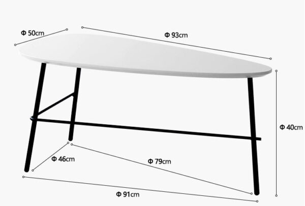 ขาย ชุดโต๊ะห้องรับแขกทรงสามเหลี่ยม Triangle Designed Livingroom Set