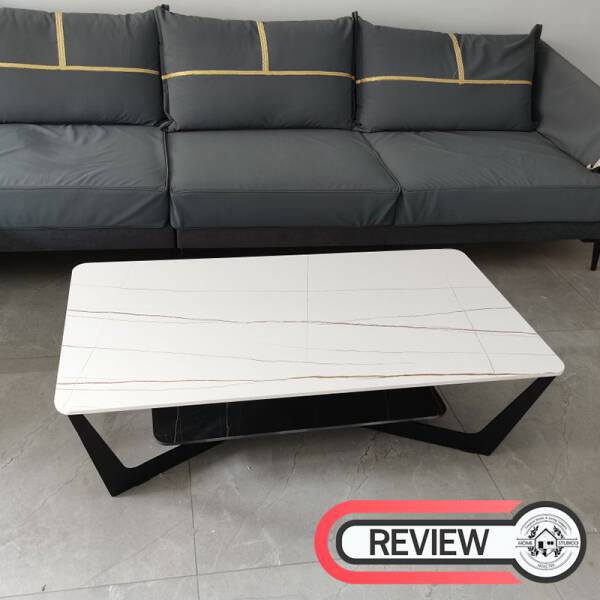 ขาย โต๊ะกลางลายหินอ่อนสองชั้น 2 Layers Rectangle Center Table