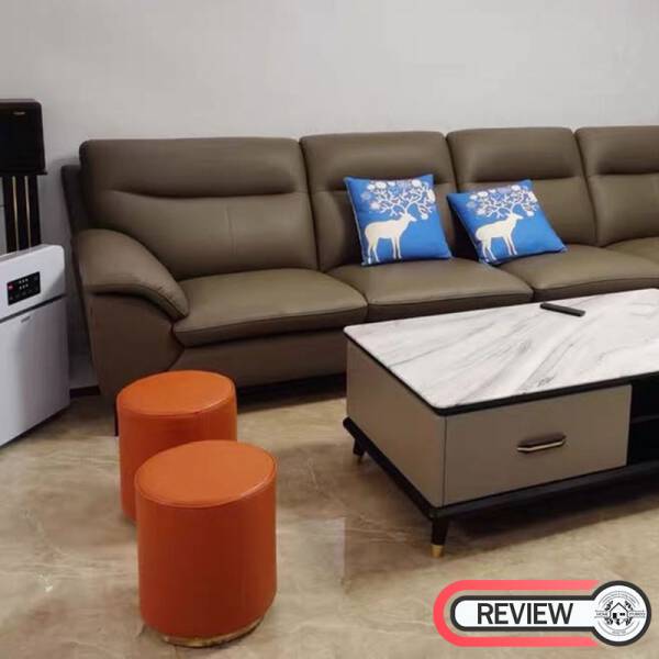 ขาย เก้าอี้สำหรับแต่งบ้าน Round Leather Stool