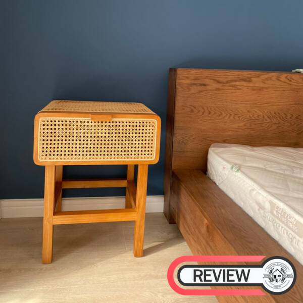 ขาย โต๊ะข้างไม้สาน Rattan Side Table III