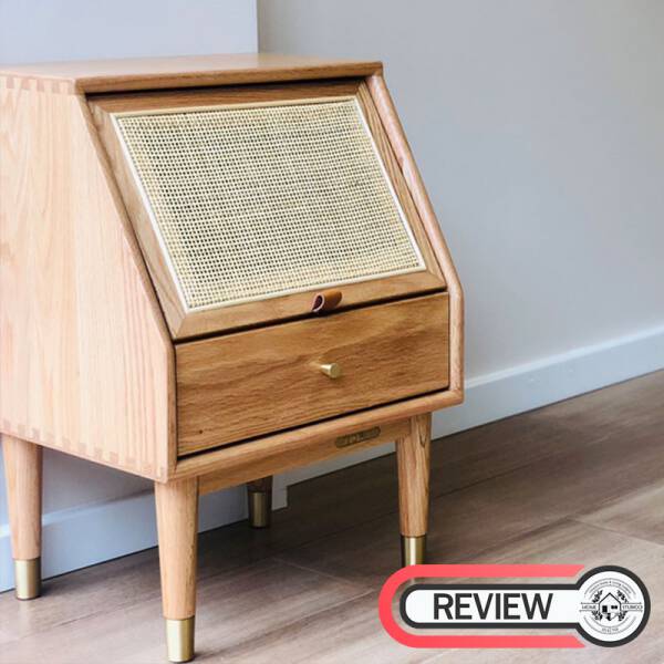 ขาย โต๊ะข้างไม้สาน Rattan Side Table V