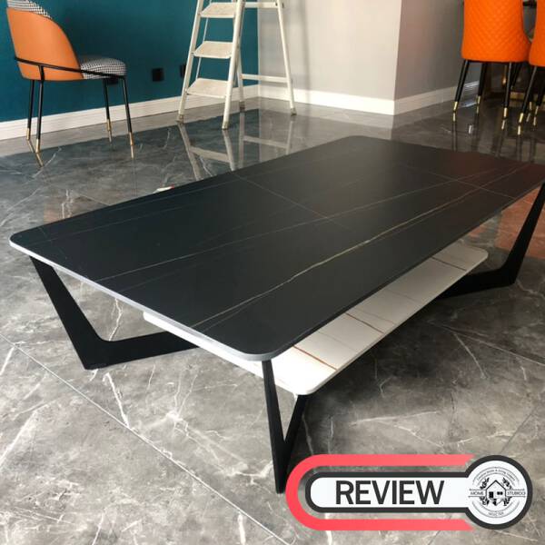 ขาย โต๊ะกลางลายหินอ่อนสองชั้น 2 Layers Rectangle Center Table
