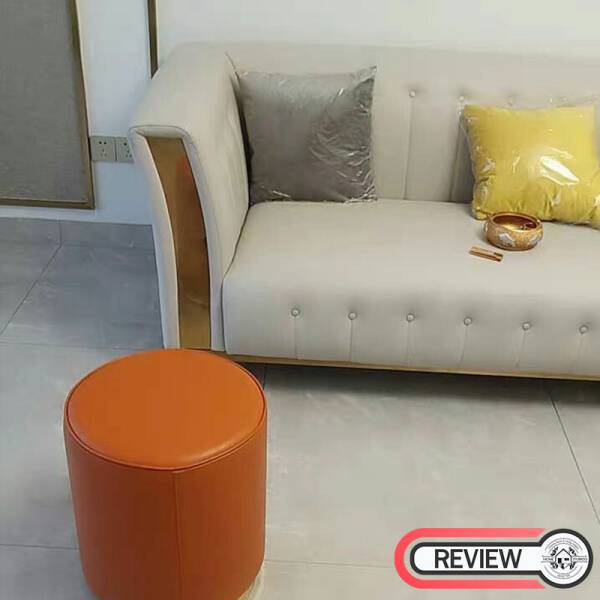 ขาย เก้าอี้สำหรับแต่งบ้าน Round Leather Stool