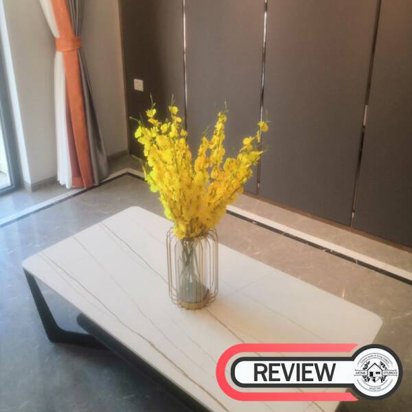 ขาย โต๊ะกลางลายหินอ่อนสองชั้น 2 Layers Rectangle Center Table