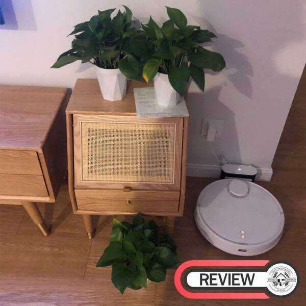 ขาย โต๊ะข้างไม้สาน Rattan Side Table V