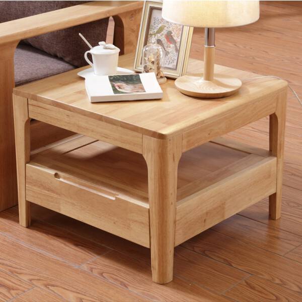 ขาย โต๊ะข้างไม้พร้อมลิ้นชัก Wooden Side Table III