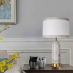 ขาย โคมไฟหัวเตียงสำหรับตกแต่งบ้าน Luxury Marble Table Lamp II