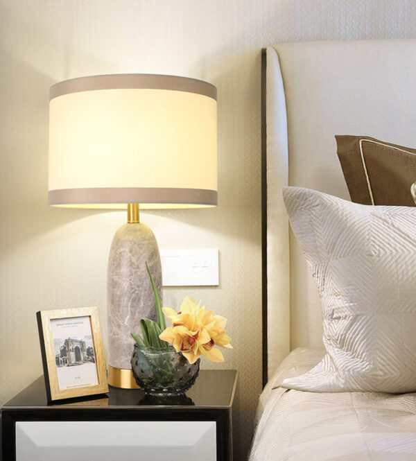 ขาย โคมไฟหัวเตียงสำหรับตกแต่งบ้าน Luxury Marble Table Lamp II