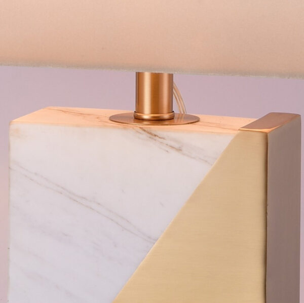 ขาย โคมไฟหัวเตียงสำหรับตกแต่งบ้าน Luxury Marble Table Lamp
