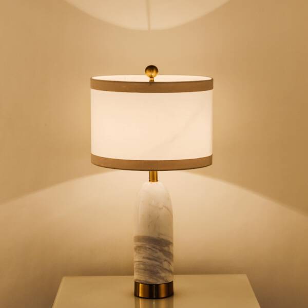 ขาย โคมไฟหัวเตียงสำหรับตกแต่งบ้าน Luxury Marble Table Lamp II