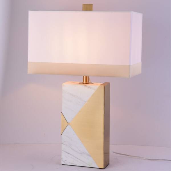 ขาย โคมไฟหัวเตียงสำหรับตกแต่งบ้าน Luxury Marble Table Lamp