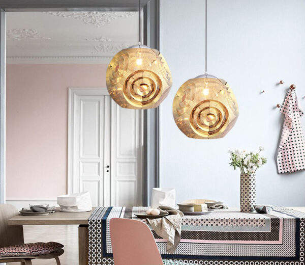 ขาย โคมไฟสแตนเลสติดเพดาน Creative Stainless Steel Ceiling Lamp