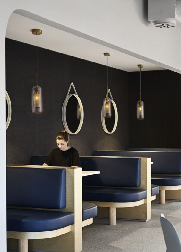 ขาย โคมไฟเหล็กติดเพดาน Iron Mesh Ceiling Lamp