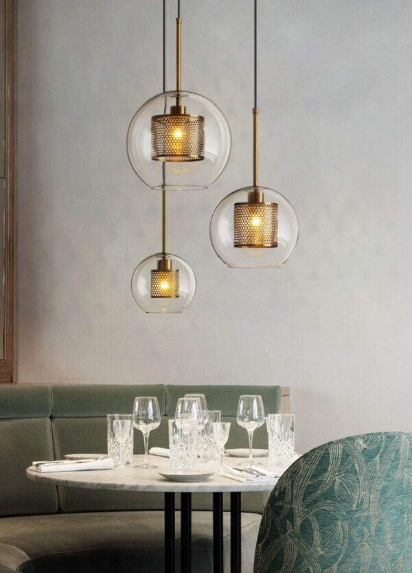 ขาย โคมไฟเหล็กติดเพดาน Iron Mesh Ceiling Lamp