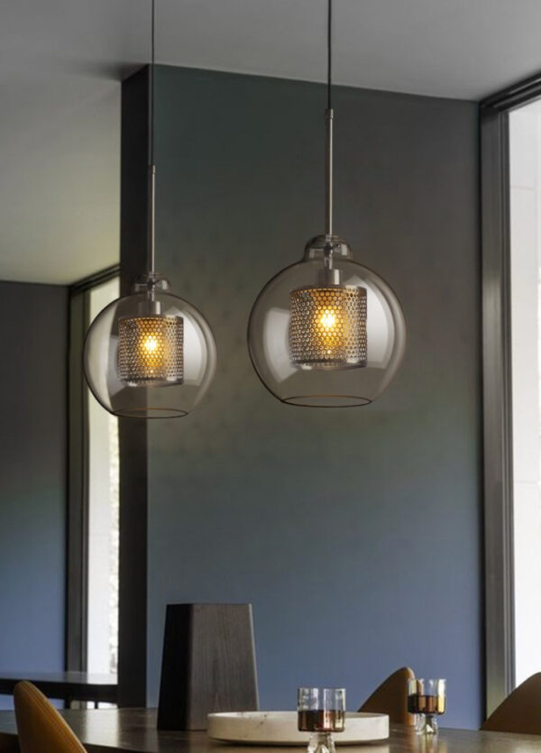 ขาย โคมไฟเหล็กติดเพดาน Iron Mesh Ceiling Lamp