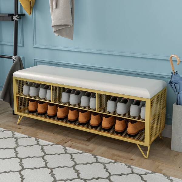 ขาย ม้านั่งแต่งบ้าน Golden Bench III