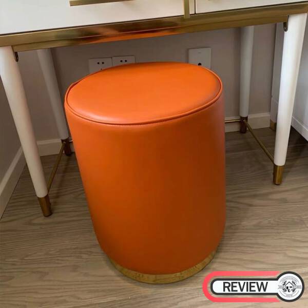 ขาย เก้าอี้สำหรับแต่งบ้าน Round Leather Stool