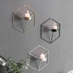 ขาย เชิงเทียนทรงกราฟฟิกสำหรับตกแต่งบ้านติดผนัง Wall Decorative Wall Candle Holder