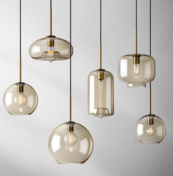 ขาย โคมไฟติดเพดานสำหรับตกแต่งบ้าน Creative Glass Ceiling Lamp II