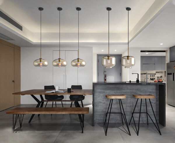 ขาย โคมไฟติดเพดานสำหรับตกแต่งบ้าน Creative Glass Ceiling Lamp II