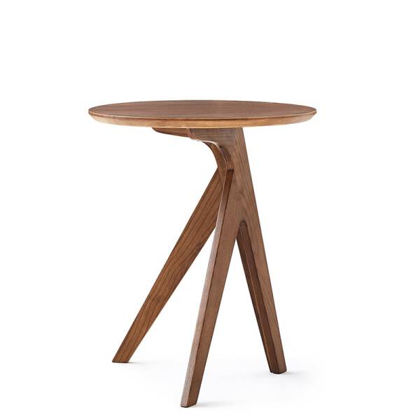 ขาย โต๊ะข้างสไตล์มินิมอล Circle Wooden Side Table II