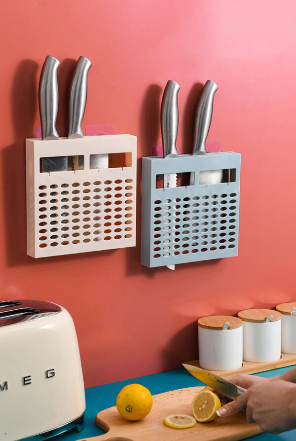 ขาย กล่องเก็บมีดติดผนัง Knife Holder Rack