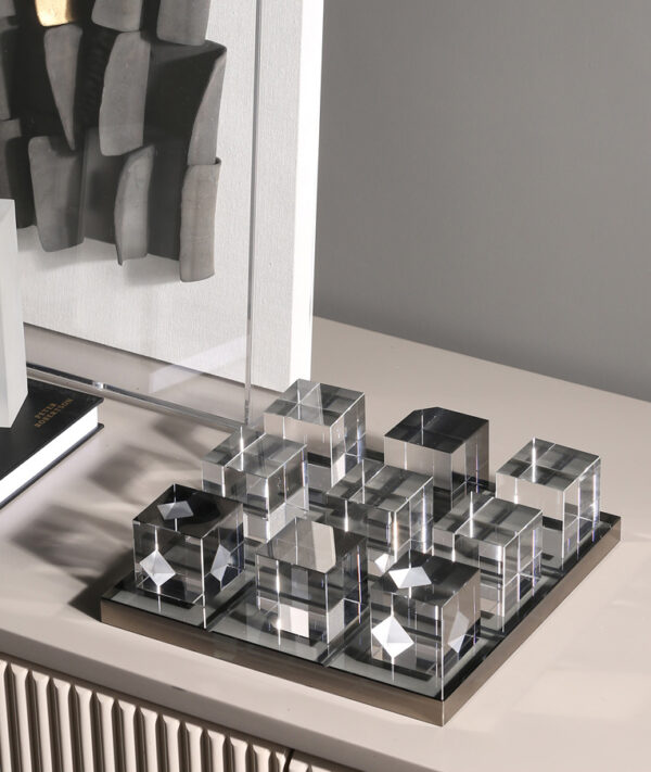 ขาย แท่นคริสตัล OX Decorative Crystal Tic Tac Toe Board