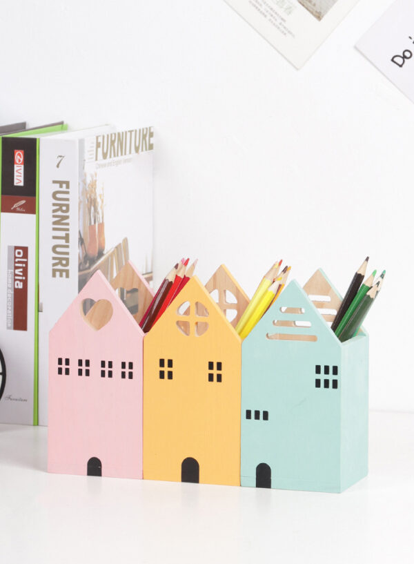 ขาย ที่เก็บปากกาดินสอ Wooden Pen Holder