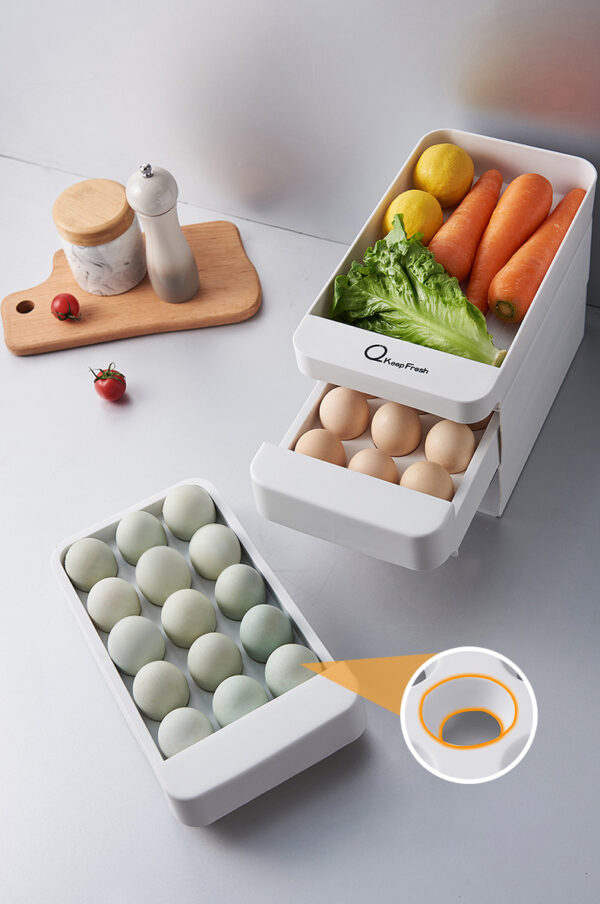 ขาย ชั้นเก็บอาหาร Kitchen Drawer Storage Box