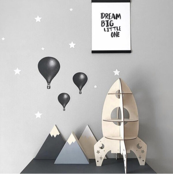 ขาย ชั้นวางของอเนกประสงค์รูปจรวด Rocket Decorative Storage