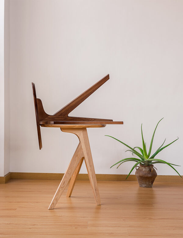 ขาย โต๊ะข้างสไตล์มินิมอล Circle Wooden Side Table II