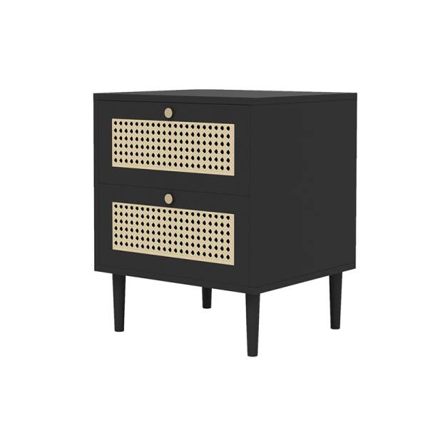 ขาย โต๊ะข้างไม้สาน Rattan Side Table VI