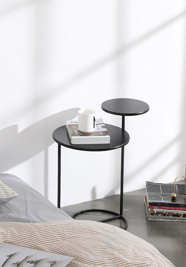 ขาย โต๊ะข้างโซฟาข้างเตียงเหล็กสองชั้น 2 Layers Steel Side Table II