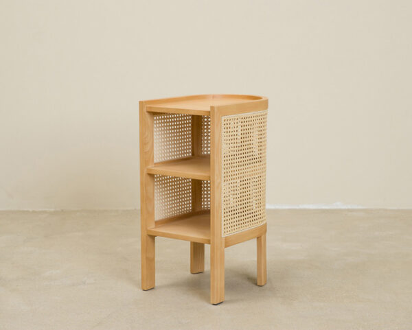 ขาย โต๊ะข้างไม้สาน Rattan Bedside Table
