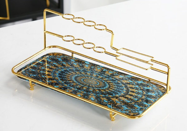 ขาย ชุดจัดระเบียบเครื่องสำอางค์ลายหินอ่อน Cosmetic Storage Tray