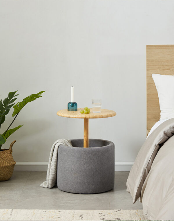 ขาย โต๊ะข้างท็อปไม้อเนกประสงค์สไตล์มินิมอล Minimal Side Table X