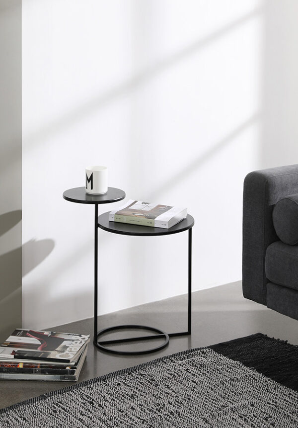 ขาย โต๊ะข้างโซฟาข้างเตียงเหล็กสองชั้น 2 Layers Steel Side Table II