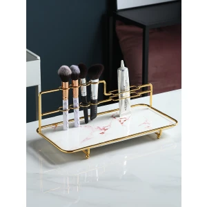 ขาย ชุดจัดระเบียบเครื่องสำอางค์ลายหินอ่อน Cosmetic Storage Tray