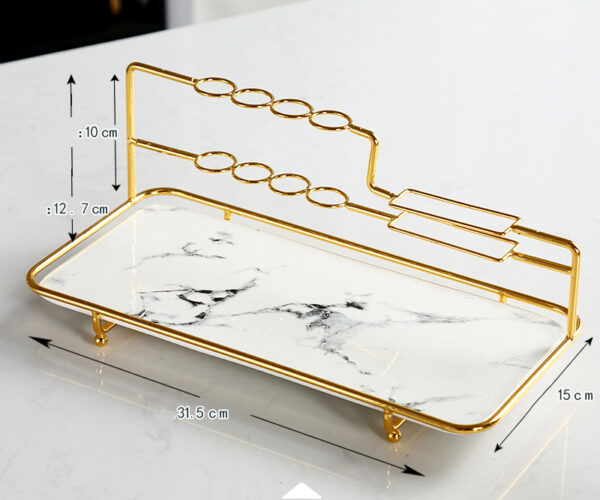 ขาย ชุดจัดระเบียบเครื่องสำอางค์ลายหินอ่อน Cosmetic Storage Tray