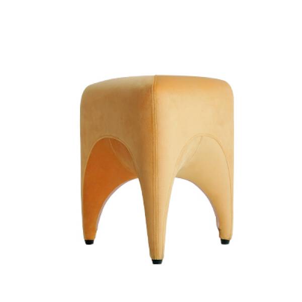 ขาย เก้าอี้ผ้ากำมะหยี่ Tri-Legs Designed Stool