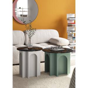 ขาย โต๊ะข้างสีพาสเทลท็อปหินอ่อน Creative Designed Pastel Side Table IV