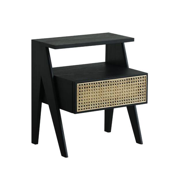 ขาย โต๊ะข้างไม้สาน Rattan Side Table IV