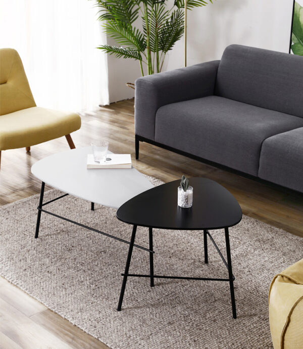 ขาย ชุดโต๊ะห้องรับแขกทรงสามเหลี่ยม Triangle Designed Livingroom Set