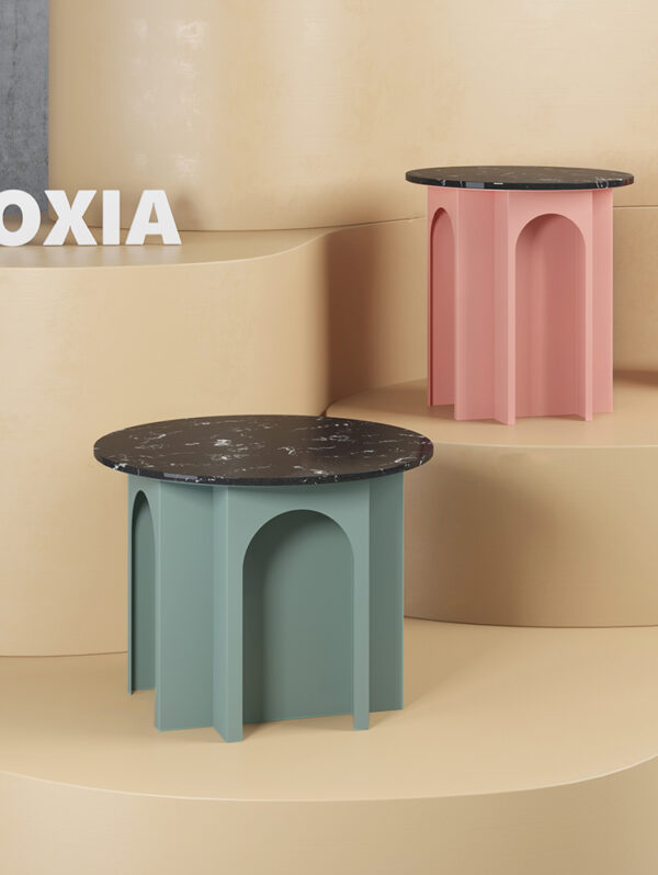 ขาย โต๊ะข้างสีพาสเทลท็อปหินอ่อน Creative Designed Pastel Side Table IV