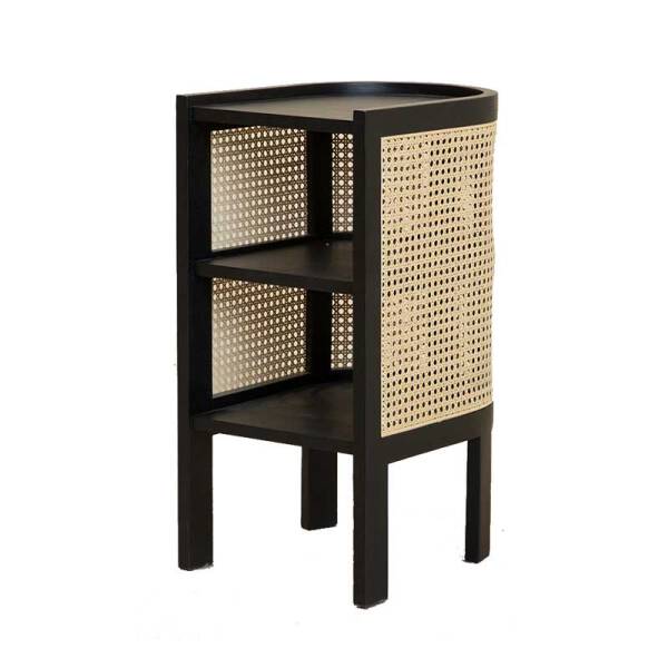 ขาย โต๊ะข้างไม้สาน Rattan Bedside Table
