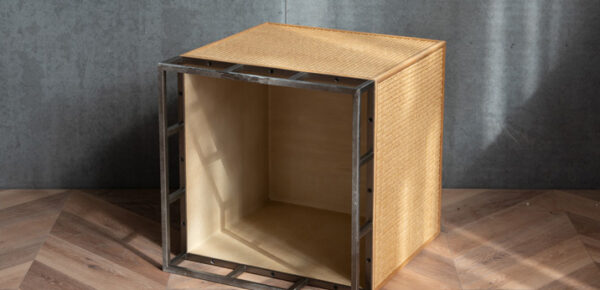 ขาย โต๊ะข้างไม้สาน Wickers Square Side Table