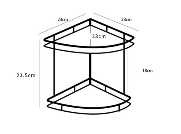 ขาย ชั้นวางของ Ceramic Corner Shelf
