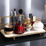 ขาย ชุดจัดระเบียบเครื่องสำอางค์ลายหินอ่อน Cosmetic Storage Tray